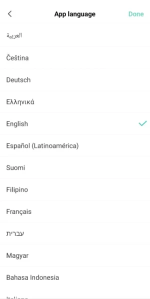 languages available in capcut